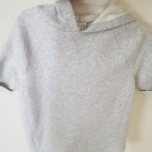 Short Sleeve hooded sweatshirt